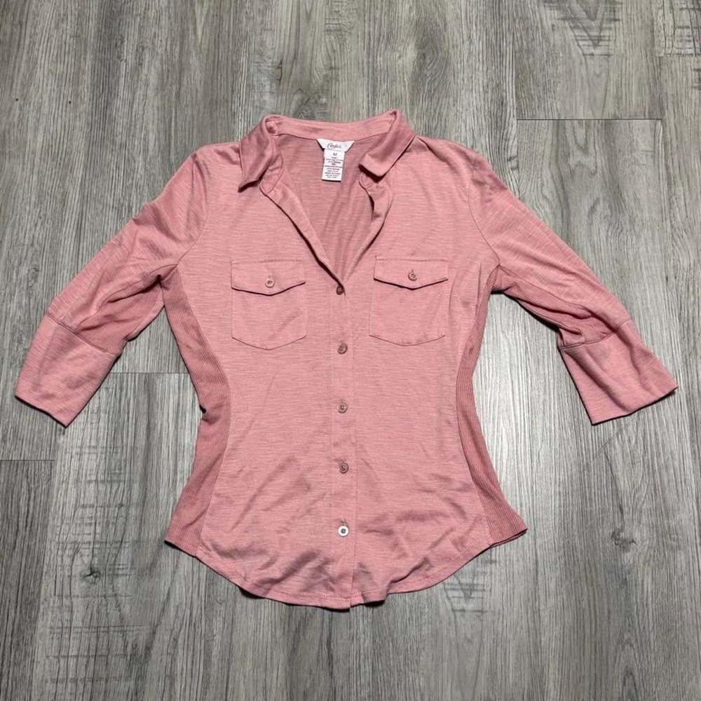Candie's Button Up Shirt, Women, Medium